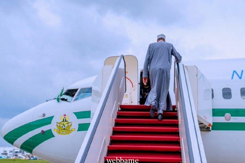 PRESIDENT BUHARI JET OUT ADDIS ABABA