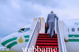 PRESIDENT BUHARI JET OUT ADDIS ABABA