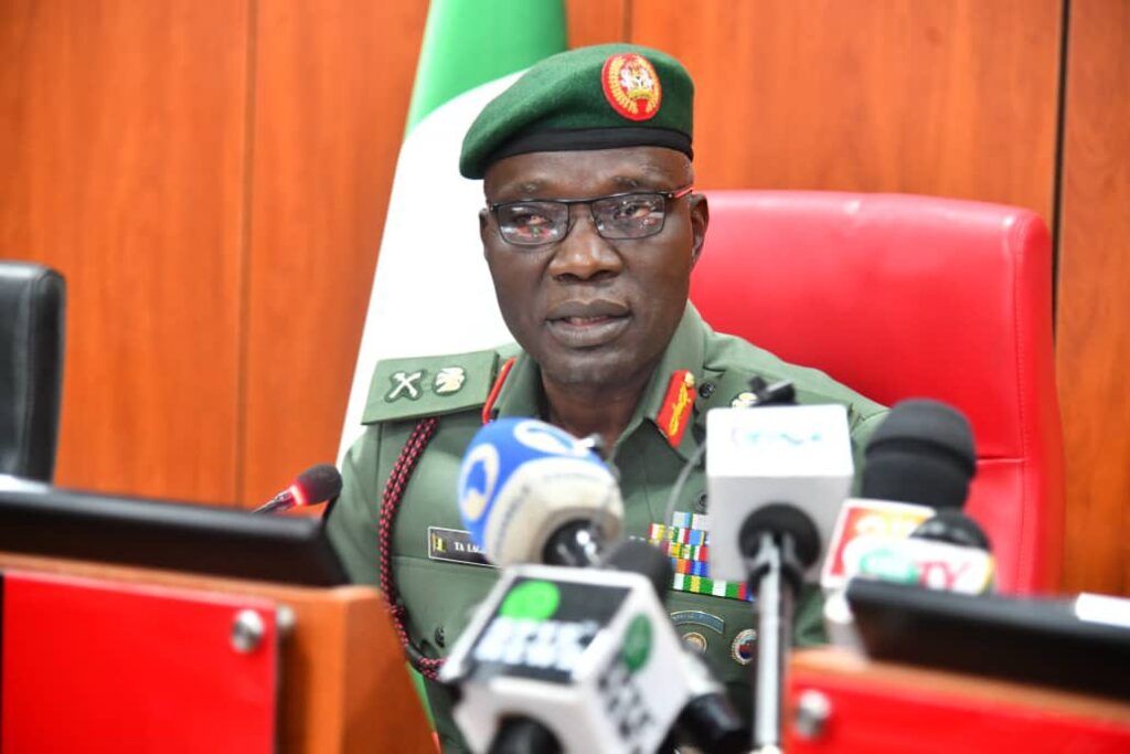 CHIEF OF ARMY STAFF, LAGBAJA SAYS NO TO AMNESTY FOR BANDITS, TERRORISTS