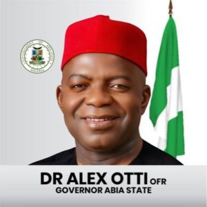 DR ALEX OTTI, ABIA STATE GOVERNOR 