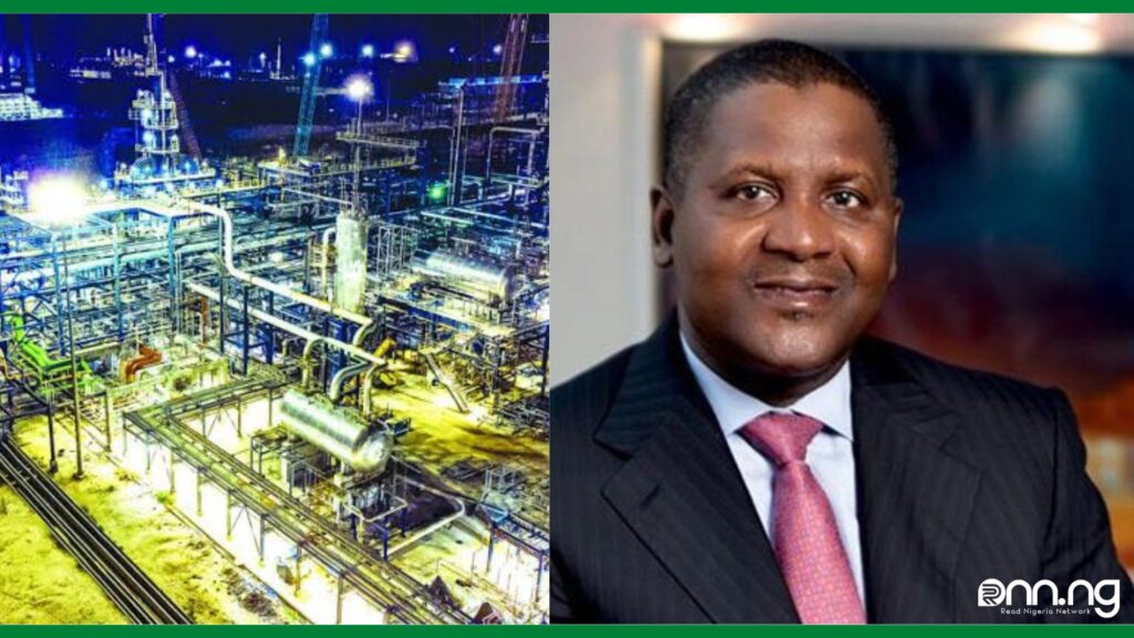 DANGOTE REFINERY REPORT MINOR FIRE INCIDENTS