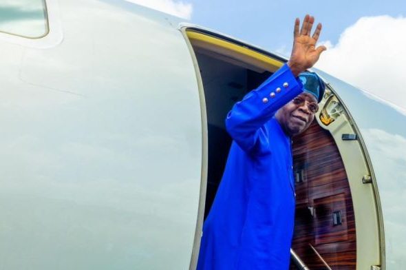 Tinubu-plane